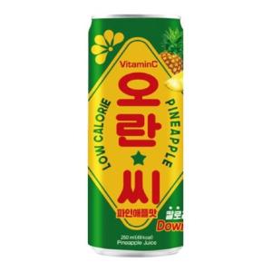 해태 오란씨 파인애플 250ml 30캔 음료수 캔음료