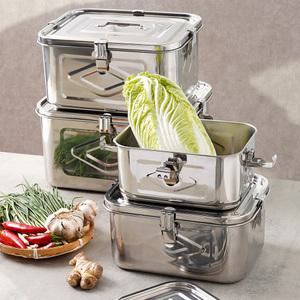 사각 올 스텐 김치통 2호 대용량 대형 김장통