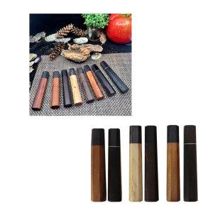 천연 원목 칼손잡이 사시미 대바 식도 흑단 손잡이