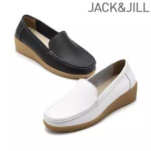 잭앤질 소가죽 웨지 슬립온(JA3112)