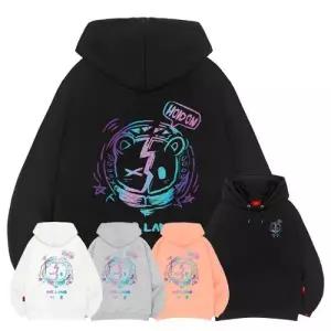 엘라모 3H 네온베어 후드티 남녀공용 빅사이즈 M~4XL