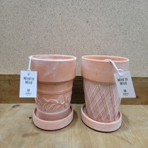 (아이포트)유럽 스타일 빈티지 토분(받침포함)1호