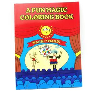 마술도구 초보자 장기자랑 학예회 그림이 그려지고 컬러가 입혀는 매직 컬러링 북-대