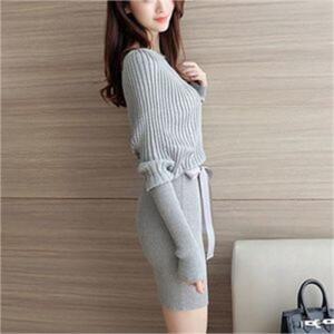 [오노마] ONM 여성 골지원피스 숄더원피스 니트원피스 미니원피스