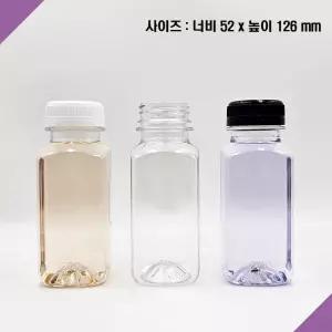 [보틀스] 200 페트병 200미리 200ml 일회용 우유 주스 그릭 요거트 더치 커피 PET병 플라스틱병 사각 공병