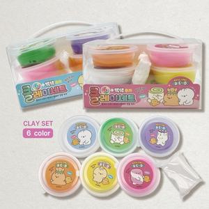 [바닐라루시] 클레이 6색+백색 도구세트