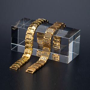 벨루아체 더골드 게르마늄 건강팔찌 티타늄 커플 시계형