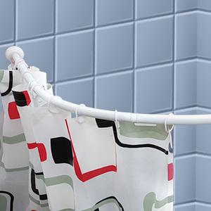 160cm 커브형 샤워커튼봉 곡선 부스봉 목욕 샤워봉