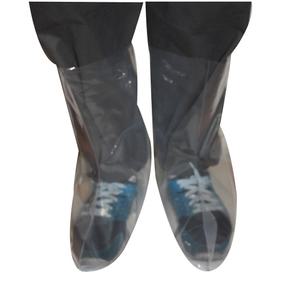 고중량 비닐 장화 투명 40켤레 일회용 덧신 부츠 커버 싸개 방역 방수 오염 위생