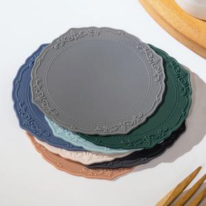 국산 플라이토 실리콘 큐피트 컵받침 10cm