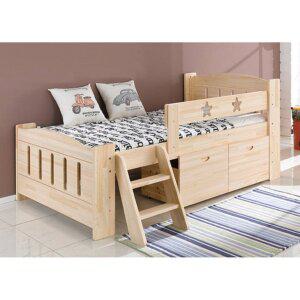 [자르파라]편백나무 원목 어린이 벙커 침대 (슈퍼싱글) 딸방 이층 베드 여아 여자아이 아들방