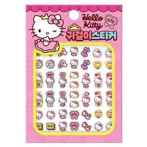 산리오 헬로키티 귀걸이 스티커
