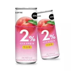 2% 이프로 부족할때 (제로) 복숭아 240mlx30캔 #안전박스포장