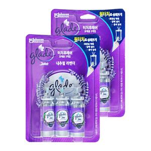 엘지 그레이드 방향제 터치후레쉬 내추럴 라벤더 13ml 3입 2개