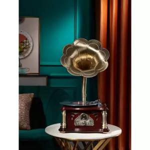 빈티지 축음기 LP 턴테이블 레트로 플레이어 전축 판