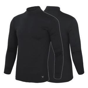 꽃중년 겨울 골프 이너웨어 상의 기모 반목티 작업복