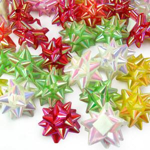 [오늘출고] 선물포장꽃/포장재료/별꽃/포장리본꽃/포장꽃/리본꽃/포장리본/꽃리본/선물포장/코사지/리본공