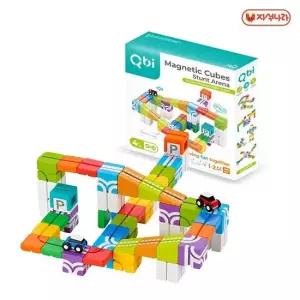 [자석나라] Qbi 자석블럭 (스턴트 경기장) 자동차 도로놀이