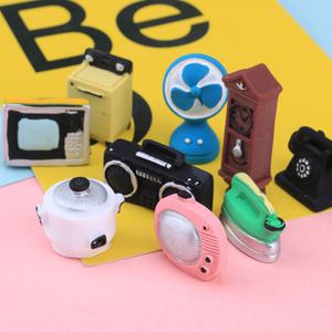 디오라마 레트로 가전제품 피규어 미니어처 인형집 꾸미기 선풍기 라디오 TV 모형 10종