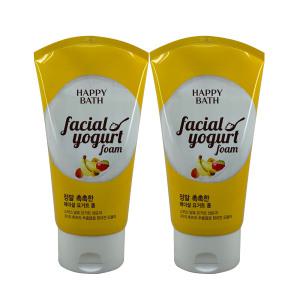 해피바스 정말촉촉한 페이셜 요거트폼 250ml 2개