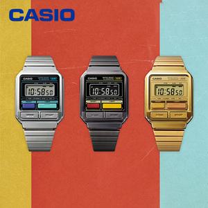 백화점AS가능 카시오 가제트 빈티지 레트로 스퀘어 사각 전자시계 지코스모 제품 A-120WE-1ADF