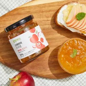 설탕대신 스테비아 사과잼 220g, 국내산사과 55%