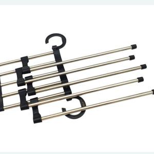 모아리빙 5단 바지걸이 블랙 좁은공간옷걸이 여러벌옷걸이 바지보관