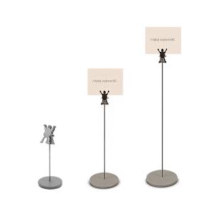 아카데미 스틸 메모꽂이 특A형 대/중/소 집게타입 POP 스탠드 메모홀더