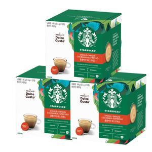 스타벅스 캡슐커피 by 돌체구스토 싱글 오리진 콜롬비아 12개입x3개