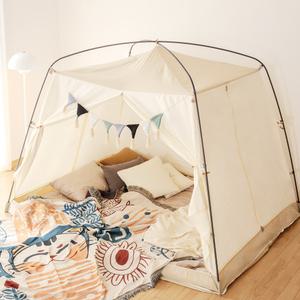 우풍차단 난방텐트 실내 방한 보온 침대 싱글 퀸 킹