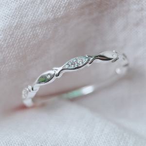 실버925 여성 여자 여아 아동 행운 물고기 등용문 애끼 새끼 손가락 링 실 은반지