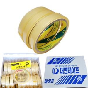 KJP물레방아 커터기 리필 투명 절테이프 3절 16mm 30개 강력접착 국내산