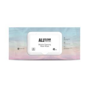 더페이스샵 올클리어 미셀라 클렌징 워터 티슈 40매 x 2개
