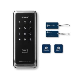 솔리티 혜강 비밀번호 카드키 보조키 SYNC SR10 도어락 현관도어락 번호키