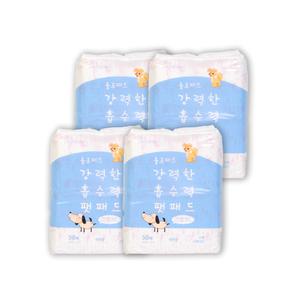 욜로패드 강아지 배변패드 애견 소형 스탠다드형 50매 4개