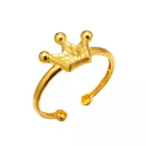 갤러리아 아기 순금 돌팔찌 다이아 왕관 24K 11.25g 100일 선물