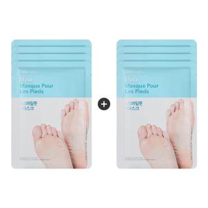 4+4 더페이스샵 스마일 풋 마스크 18ml