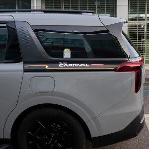 더뉴 카니발 페이스리프트 트렁크 라인 사이드 튜닝 레터링 데칼 스티커 몰딩