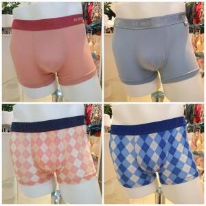 [예스] DP02 심플리 남성 드로즈 팬티 4종세트 핑크 블루 남자 편한 속옷 사각 팬 (S13974728)