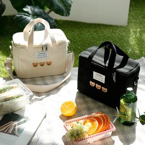 곰돌이 쿨러백 보온 보냉백 이유식 도시락 가방 캠핑 피크닉 가방