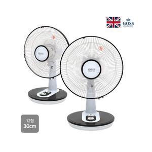 고스 12인치(30cm) 탁상용 선풍기 GSF-7747KN 데스크팬 작은 스탠드 선풍기 캠핑 가정용