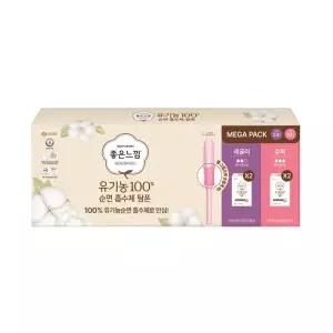 코스트코 좋은느낌 유기농순면 탐폰 48개 (레귤러12x2,슈퍼12x2)