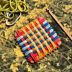 양말목 직조틀 10칸 티매트 만들기 공예 키트 세트