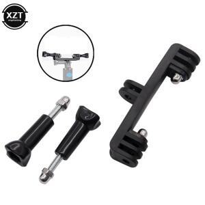 더블 듀얼 거치대 브래킷 삼각대 2 스포츠 카메라 스탠드 나사 마운트 어댑터 포함 고프로 히어로 8 7 6 5