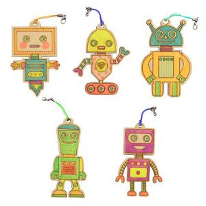 (나무 꾸미기 로봇 열쇠고리-5종 세트) 자람