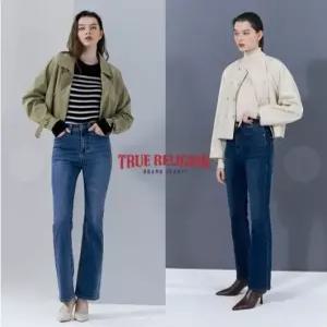 [트루릴리전][트루릴리전] 여성 USA코튼 데님 팬츠 2종택1