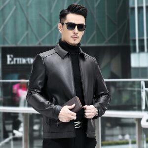 EAMT 남자재킷 무스탕 염소 칼라넥 YONG3 캐주얼 헤닝 비즈니스 코트 재킷 봄가을 리얼가죽