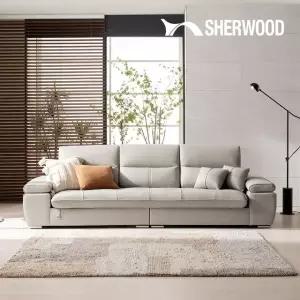 밀런 3.5인용 천연통가죽 소가죽 소파