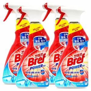 브레프 파워 욕실용 본품 500ml 4개