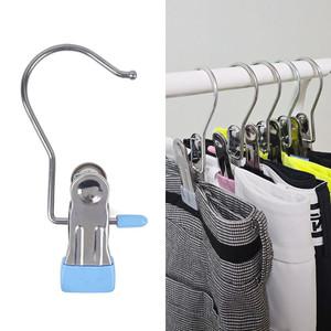 다용도 싱글 집게 걸이 1개 모자 바지 치마 옷걸이 소품걸이집게